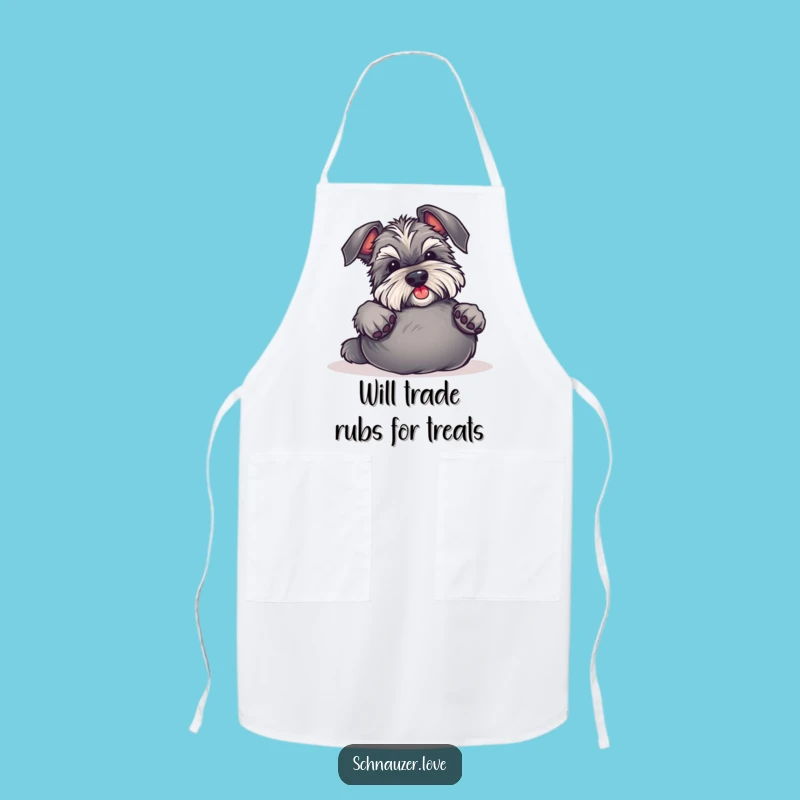 Funny Schnauzer Kitchen Apron - Cook and Laugh with Your Dog