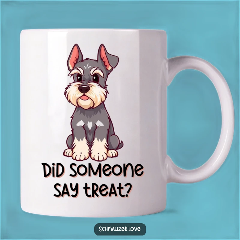 Funny Alert Schnauzer Mug - Listening for Fun Dog Lover Gift
