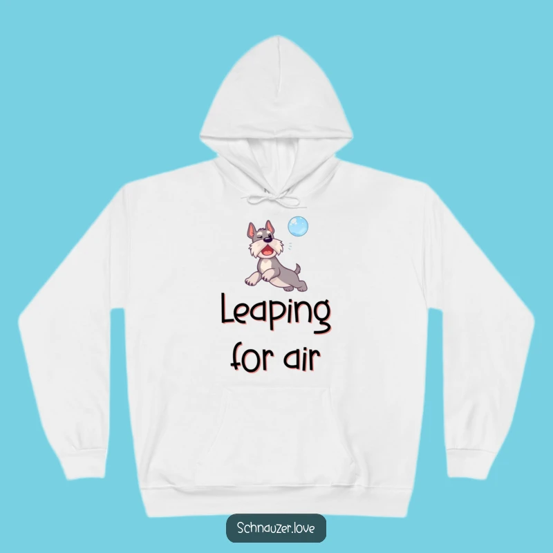 Cozy Bubble Schnauzer Hoodie: Warmth Meets Playful Dog Fun