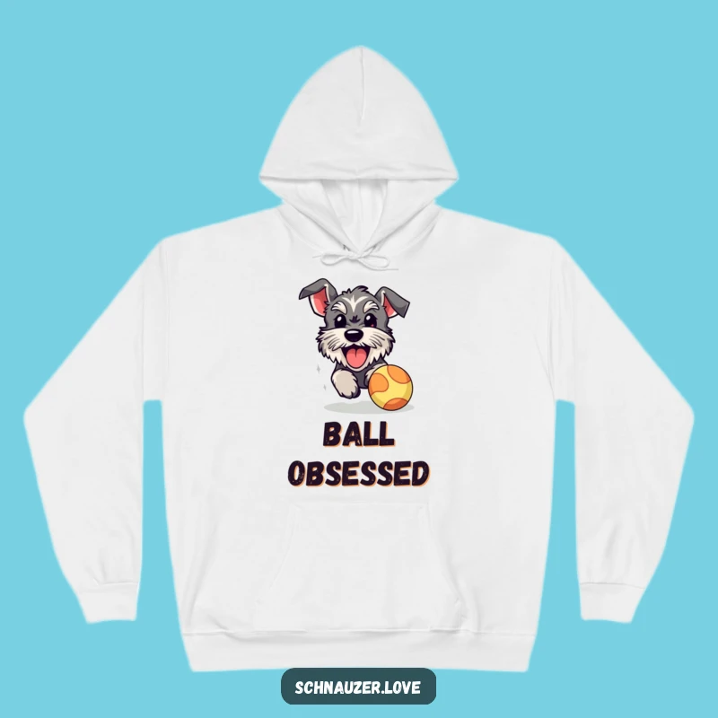Cozy Funny Schnauzer Hoodie: Warm Energetic Dog Sweatshirt Gift