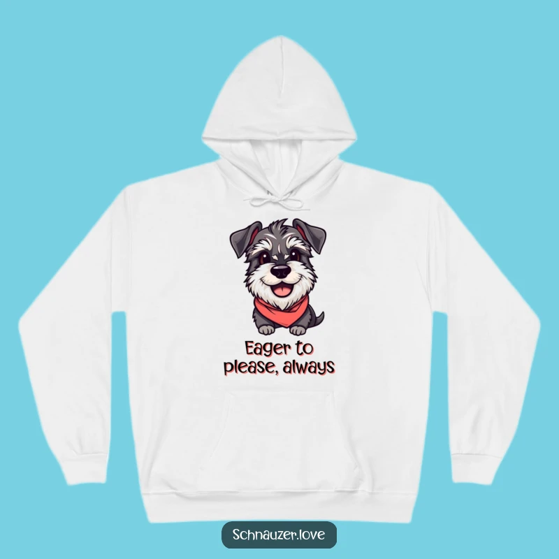 Cozy Funny Schnauzer Bandana Hoodie: Your New Favorite Hilarious Gift