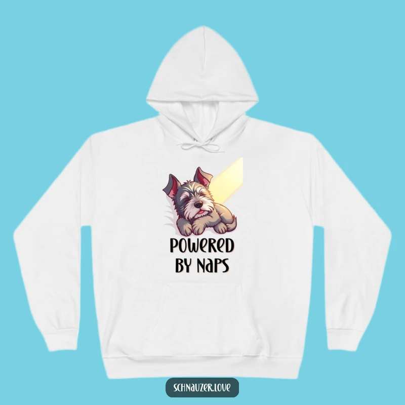 Funny Contented Schnauzer Hoodie - Cozy Comfort for Ultimate Relaxation, Perfect Funny Gift!