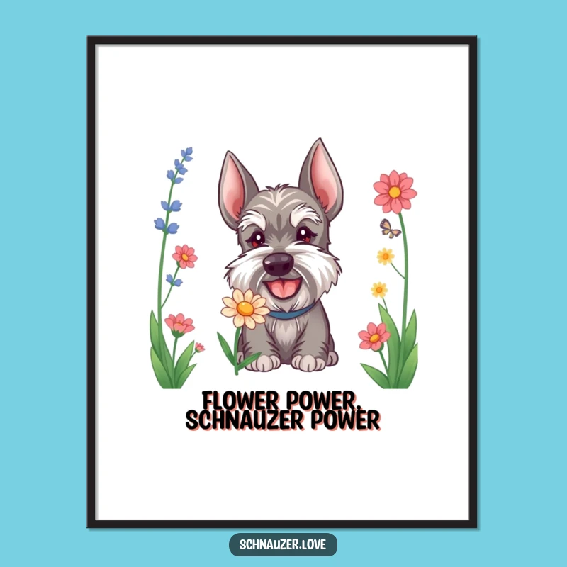 Schnauzer Art Print: Free Printable Funny Dog Decor for Your Home