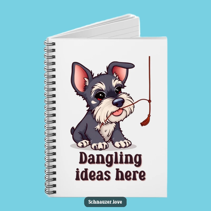 Funny Big Ear Schnauzer String Play Notebook: Jot Down Playful Ideas with This Humorous Journal