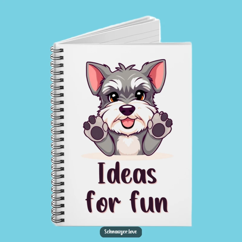 Funny Schnauzer Notebook - Playful Dog Journal for Schnauzer Lovers & Idea Capturers!