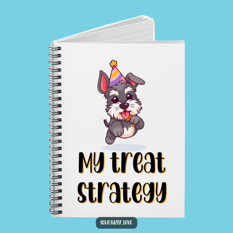 Funny Schnauzer Treat Notebook: Jot Down Your Best Ideas!