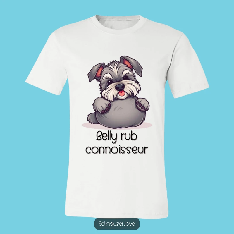 Funny Playful Schnauzer T-Shirt - The Ultimate Dog Lover Funny Gift